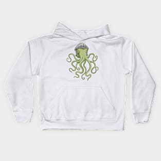 Octopus Knight Helmet Kids Hoodie